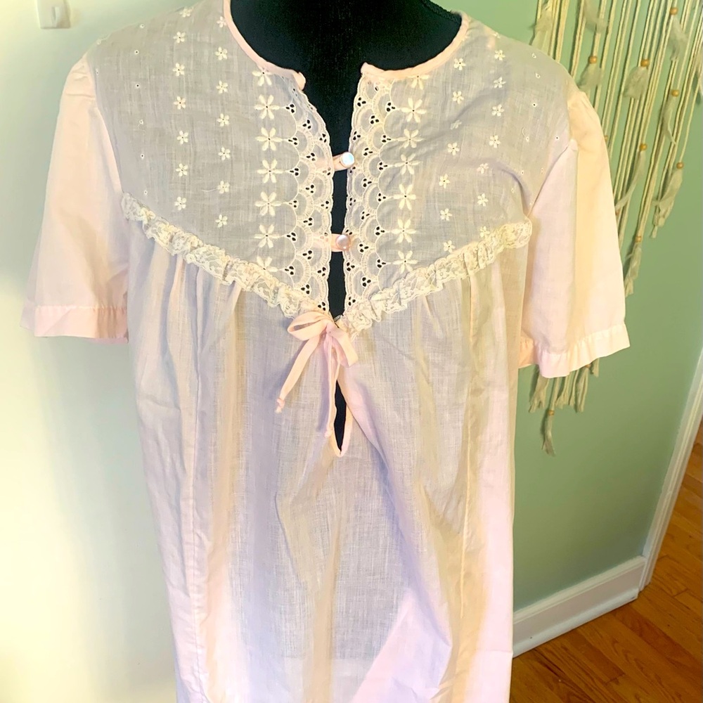Vintage 1960’s Handmade Hospital Gown